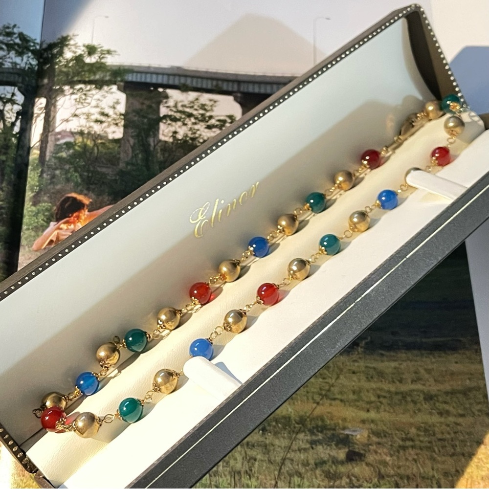 ✨Vintage Italy Beads Necklace S925